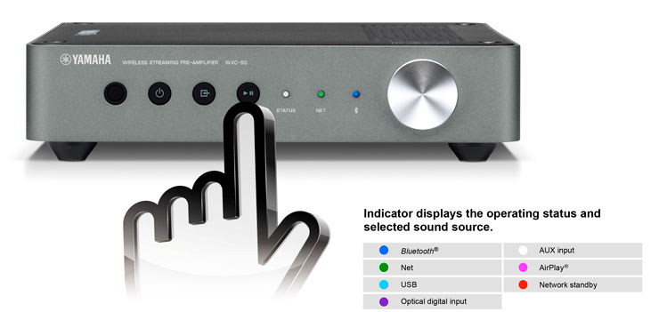 MusicCast WXC-50 - Overzicht - Wireless Streaming Amplifiers