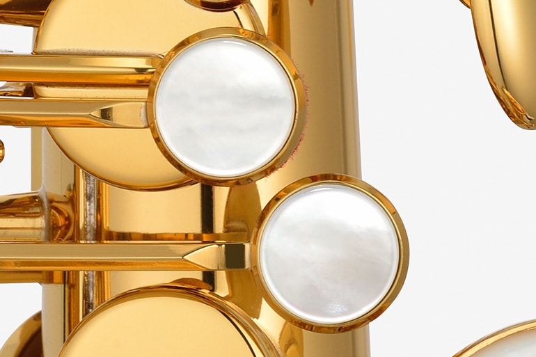 Parelmoeren klepknoppen