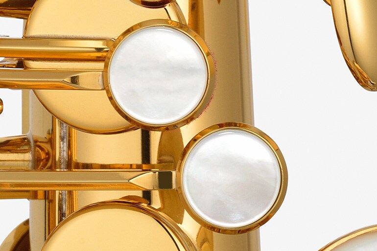 Parelmoeren klepknoppen