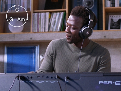 PSR-E583 Hoofdafbeelding van de Auto Chord Play-functie