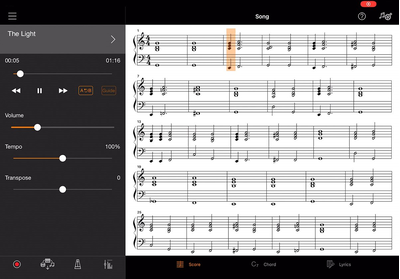 Speel gelijk uw favoriete songs met de 'Audio To Score'-functie (CSP-serie / CVP-800-serie)