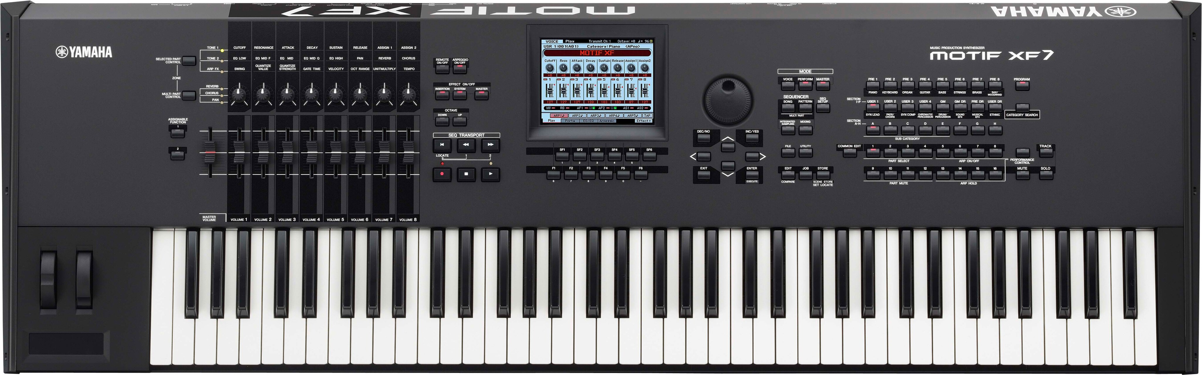 MOTIF XF - Overzicht - Synthesizers - Producten - Keyboards en