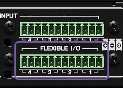 4-kanaals FLEXIBELE I/O (Euroblok)