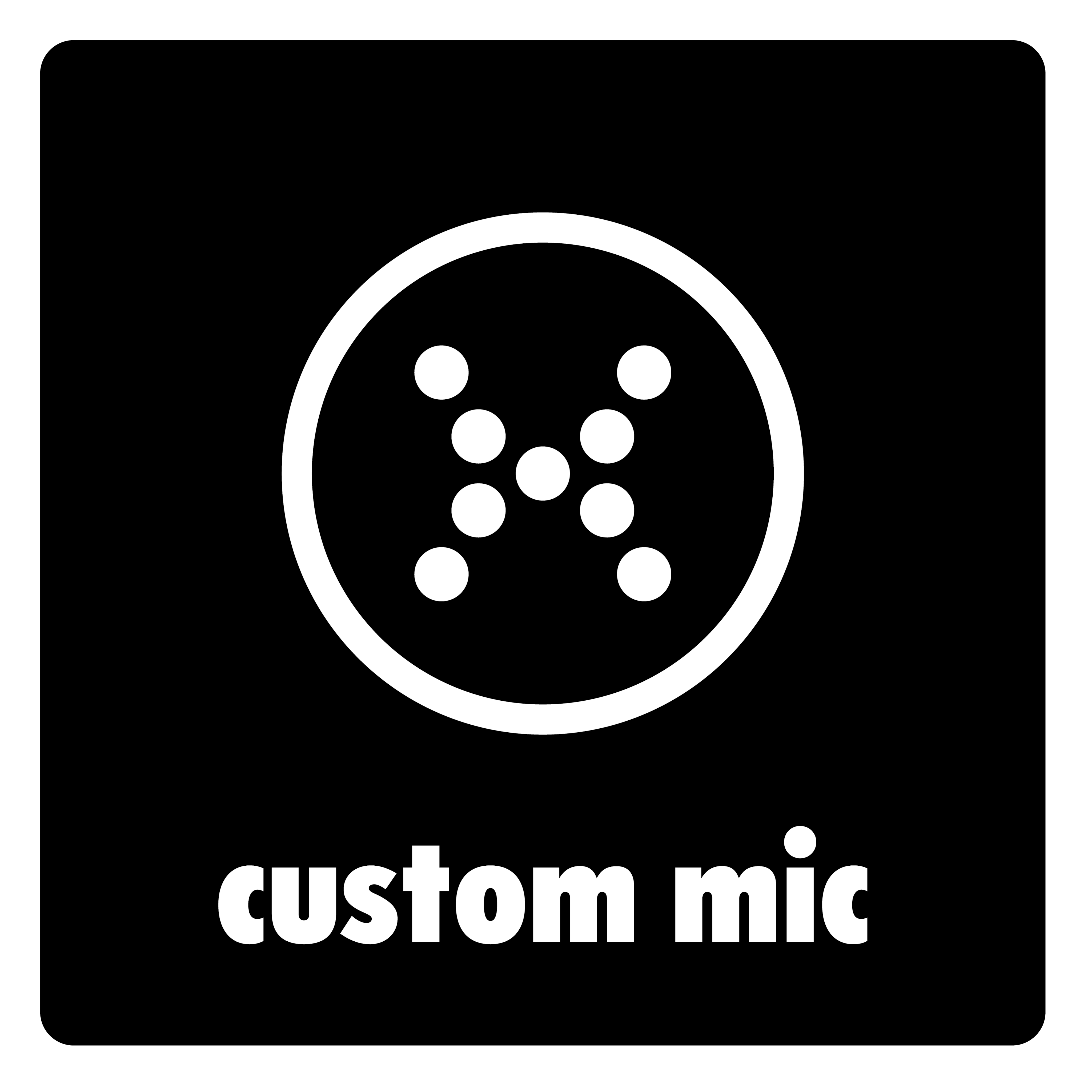 Voor drums geoptimaliseerde capsules leveren een authentiek klankkarakter.