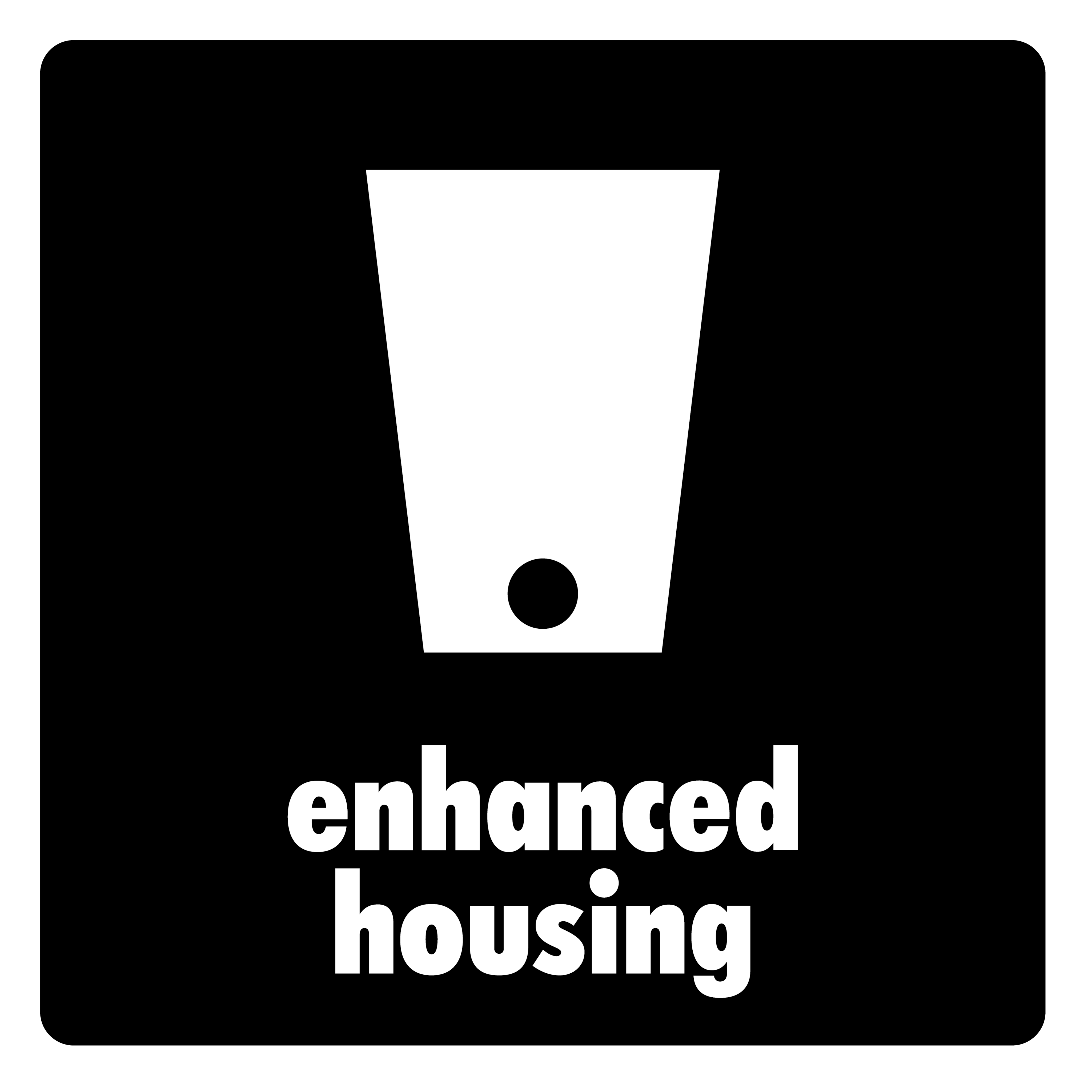 Verbeterde behuizing voor een zuiver, betrouwbaar drumgeluid.