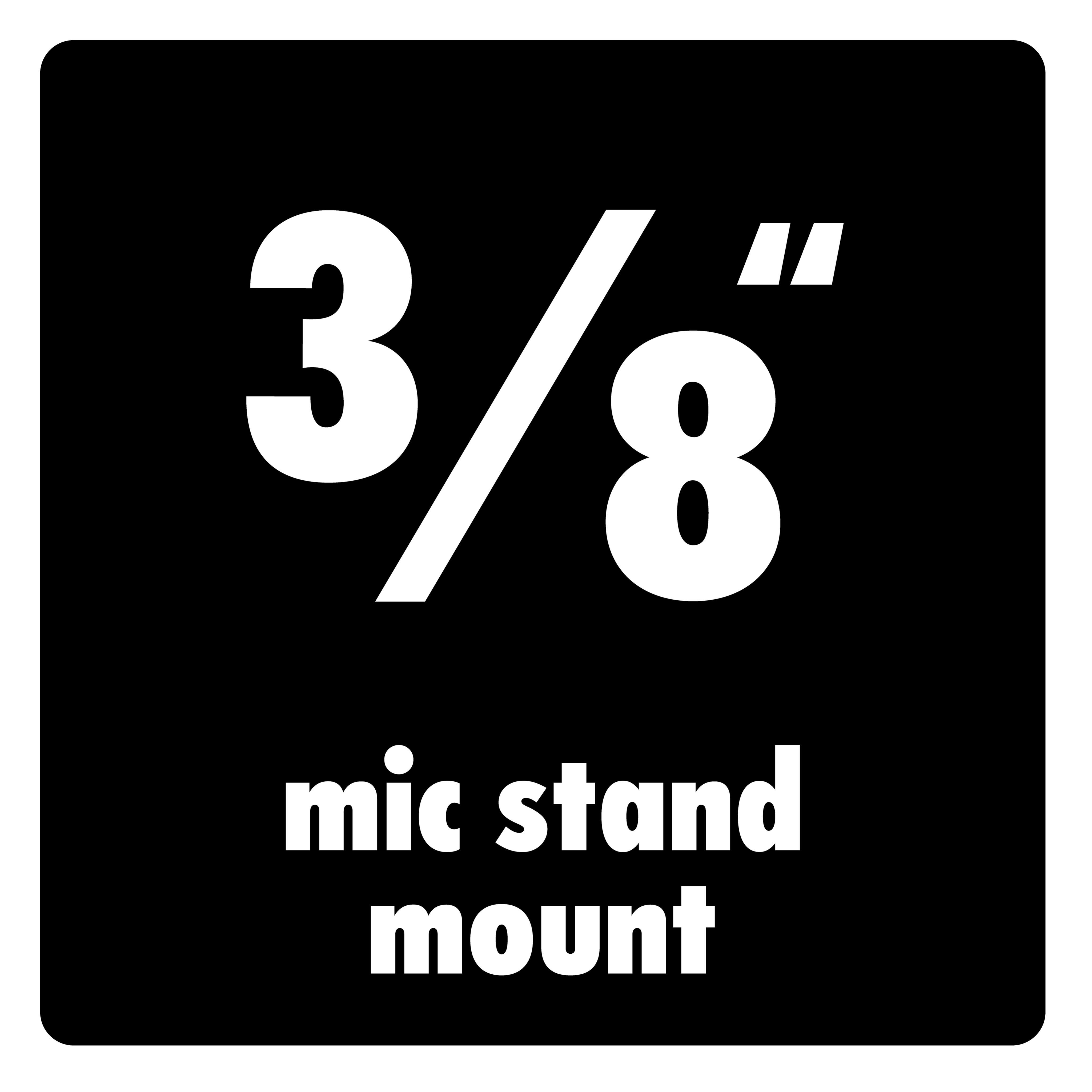 Flexibele positionering met de ingebouwde statiefbevestiging.