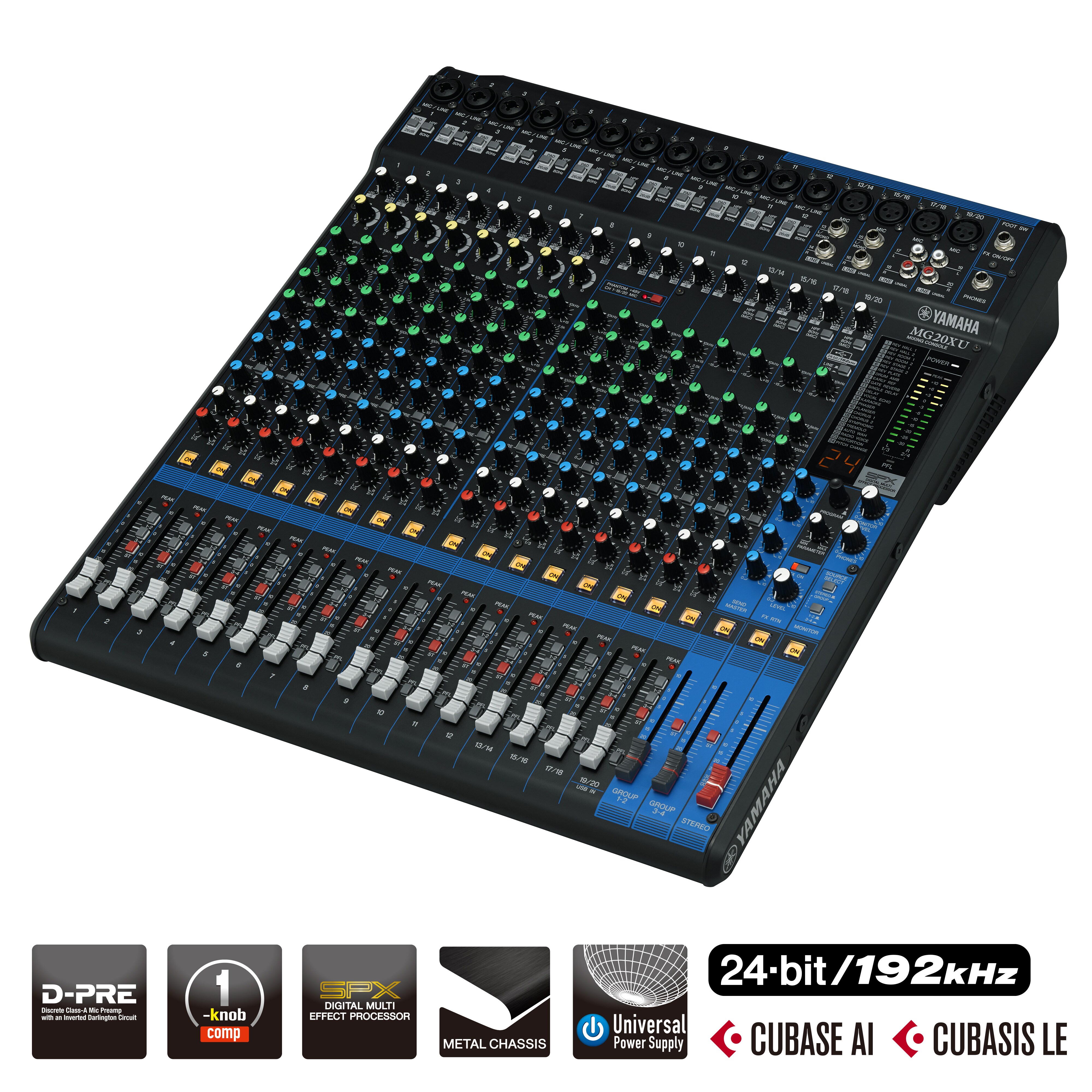MG-serie - Overzicht - Mengpanelen - Producten - Audio - Yamaha