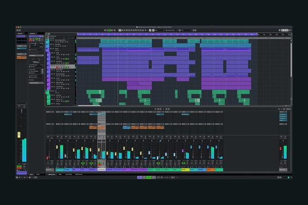 Image showing the WORKFLOW feature with the Cubase AI user interface
