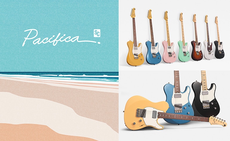 Visuele weergave van het kleurconcept voor Pacifica SC Professional