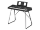 Yamaha draagbare keyboards PSR-E483 op de Yamaha keyboardstandaard L-2C