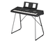 Yamaha draagbare keyboards PSR-E583 op de Yamaha keyboardstandaard L-2C