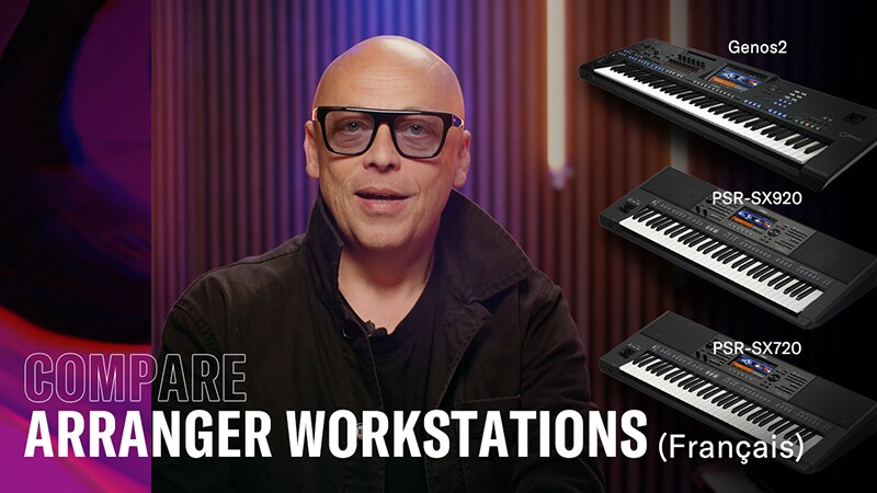 Arranger Workstations vergelijken - Frans
