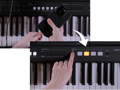 PSR-E583 Hoofdafbeelding van Quick Sampling