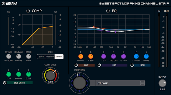 Yamaha dspMixFx: Sweet Spot Morphing Channel Strip