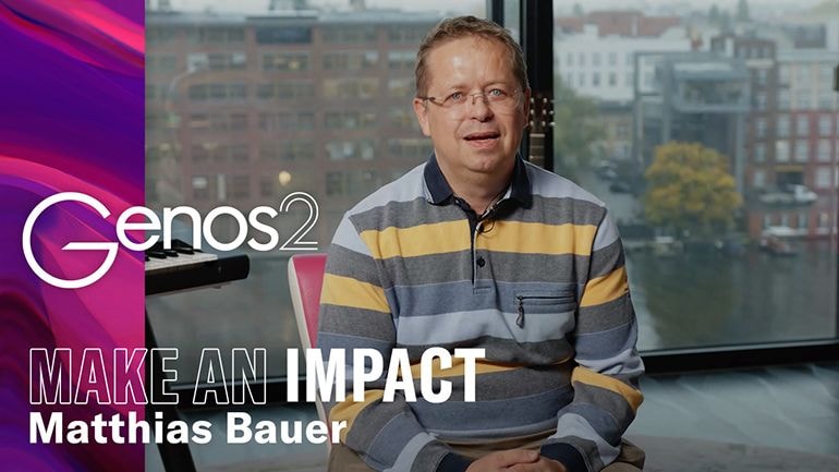 Genos2 user testimonial - Matthias Bauer