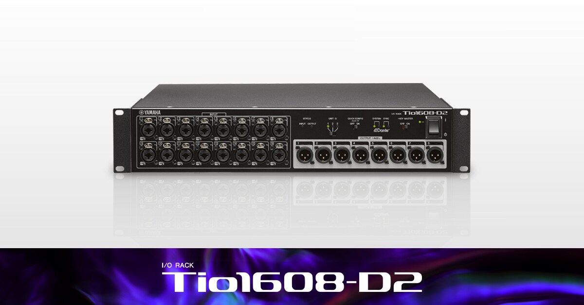 Tio1608-D2 - Overzicht - Interfaces - Producten - Audio - Yamaha