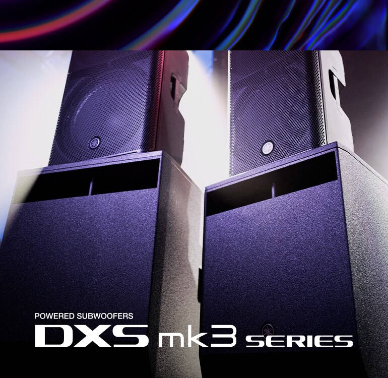 Yamaha actieve subwoofers DXS mk3-serie
