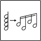Arpeggio pictogram
