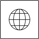 Wereld Inhoud pictogram