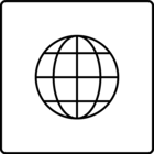 Wereld Inhoud pictogram