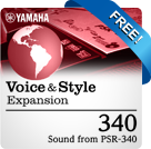 340 Pack (geluid van PSR-340) (Yamaha Expansion Manager-compatibele data)