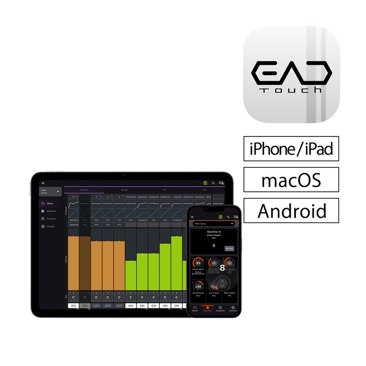EAD Touch App Pictogram en Bedieningsscherm