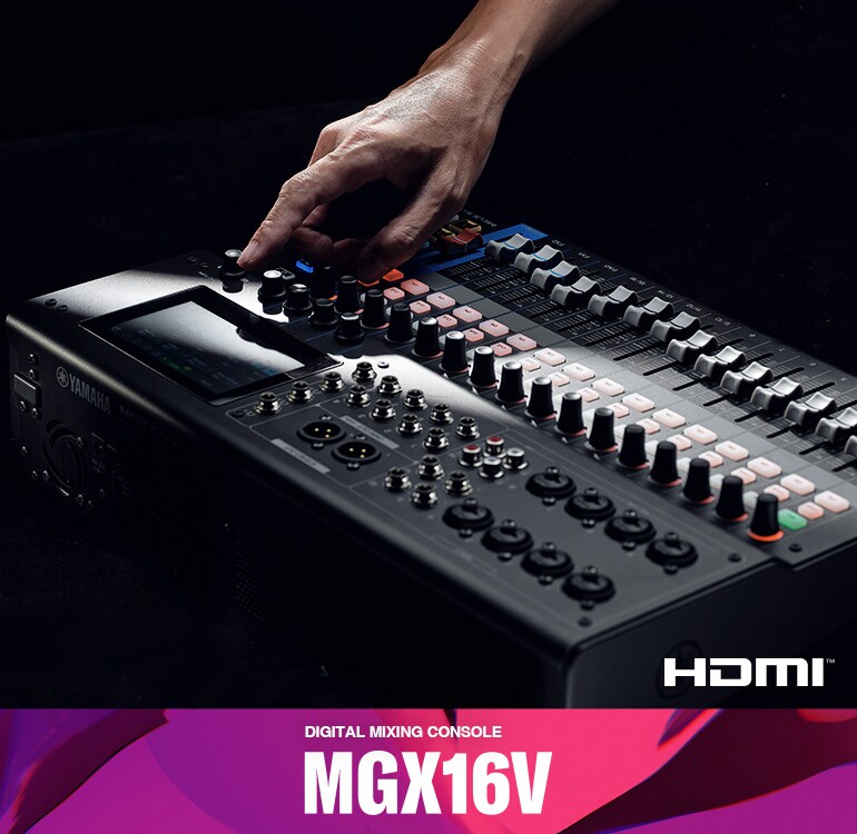 MGX16V - Overzicht - MGX-serie - Mengpanelen - Producten - Audio