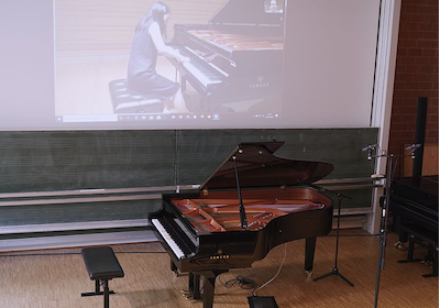 Disklavier used for the entrance examination at a prestigious german music university image