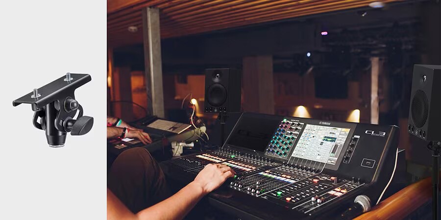 Yamaha actieve monitorluidspreker MSP3A als tijdelijke monitorluidspreker voor een PA-opstelling