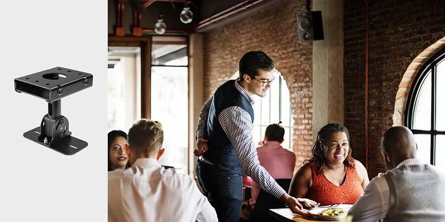Yamaha actieve monitorluidspreker MSP3A voor achtergrondmuziek in restaurants en cafés