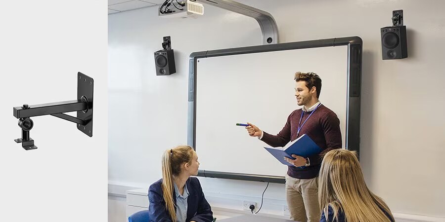 Yamaha actieve monitorluidspreker MSP3A als audio-uitgang voor ICT-apparatuur op scholen