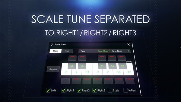 Verbeterde Scale Tune-functie