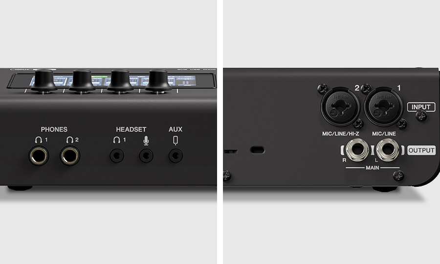 Yamaha URX22: Verbinden en samenwerken