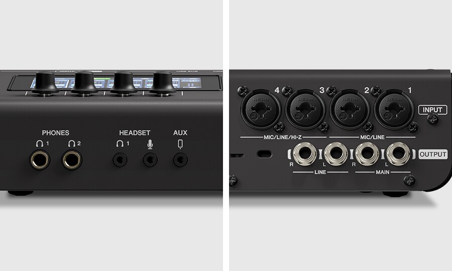 Yamaha URX44V: Verbinden en samenwerken