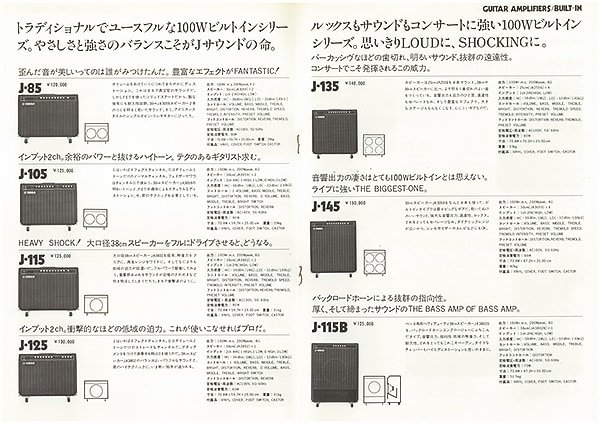 J Series Guitar Amps